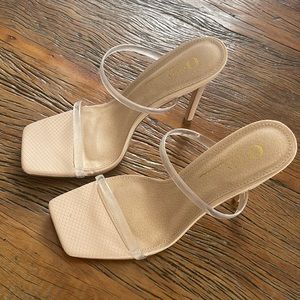 FOREVER 21 Clear Heels